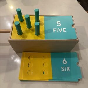 Lovevery Wooden Counting Box - Free Spirit Box - 34-36 Months